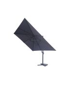 Ivarin Sonnenschirm-Set mit 4 Gewichtsplättchen, grau, 2-teilig