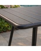 Falcou 10/12 persoons tuintafel donkergrijs - 234x96x72 cm