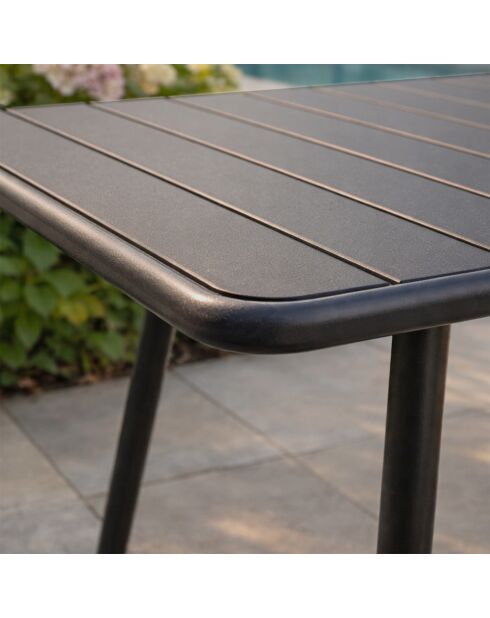 Falcou 10/12 persoons tuintafel donkergrijs - 234x96x72 cm