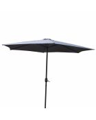 Spetses grauer runder Sonnenschirm - 294x294x245 cm