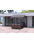 Store banne Helino taupe - 295x200x14 cm