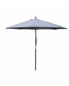 Bodoe grijze ronde parasol - 266x266x255 cm