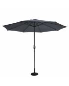 Talino grauer runder gerader Sonnenschirm - 270x270x240 cm