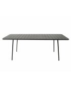 Falcou Gartentisch 8/10 Sitze dunkelgrau - 200x80x72 cm