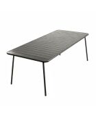 Falcou Gartentisch 8/10 Sitze dunkelgrau - 200x80x72 cm