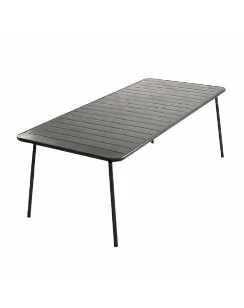 Falcou Gartentisch 8/10 Sitze dunkelgrau - 200x80x72 cm