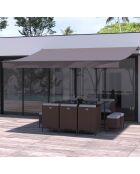 Tenda da sole manuale Helino taupe - 400x300x0 cm