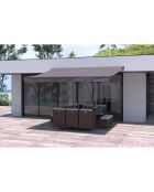 Tenda da sole manuale Helino taupe - 400x300x0 cm