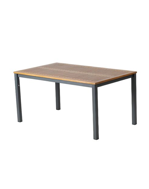 Loon 6-Sitzer-Tisch aus natürlichem Eukalyptusholz - 150x90x74 cm