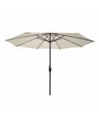 Ombrellone rotondo dritto Talino ecru - 270x270x240 cm