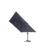 Pacchetto ombrellone rotante offset Koriva con copertura grigia - 300x400 cm