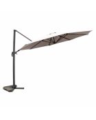 Ombrellone rotondo rotante a 360° ecru Kaleno - 350x350x260 cm