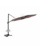 Ombrellone rotondo rotante a 360° ecru Kaleno - 350x350x260 cm