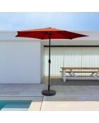Spetses Sonnenschirm, rund, aus Terrakotta, 294 x 294 x 245 cm