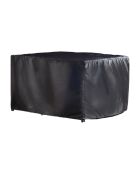 Housse de protection pour salon de jardin Bastos noire - 119x119x70 cm