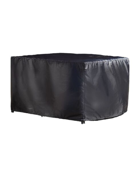 Housse de protection pour salon de jardin Bastos noire - 119x119x70 cm