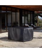 Housse de protection pour salon de jardin Bastos noire - 119x119x70 cm