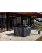 Housse de protection pour salon de jardin Bastos noire - 119x119x70 cm
