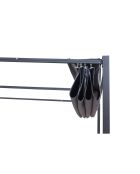 Pergola autoportante en acier avec toile Island grise - 300x300x224 cm