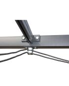 Pergola autoportante en acier avec toile Island grise - 300x300x224 cm