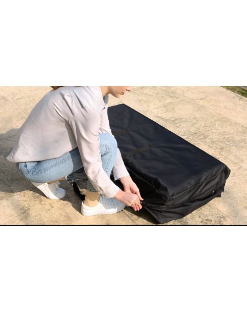 Sac de rangement pour rallonges Jaya noir - 110x50x25 cm