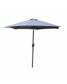 Salerno runder Sonnenschirm grau - 250x250x226 cm