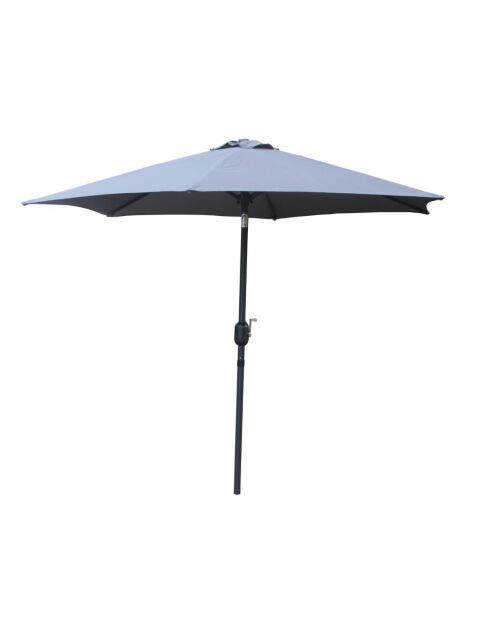 Sombrilla redonda Salerno gris - 250x250x226 cm