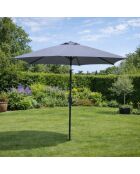 Salerno runder Sonnenschirm grau - 250x250x226 cm