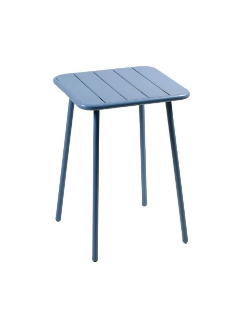 Falcou vierkante 2-zits blauwe tafel - 50x50 cm