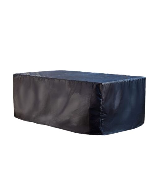 Housse de protection pour salon de jardin Bastos noire - 184x119x70 cm