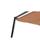 Pergola autoportante avec toile en polyester Island taupe - 300x400x224 cm