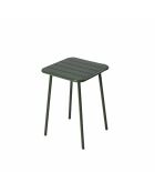Table carrée 2 places Falcou verte - 50x50 cm