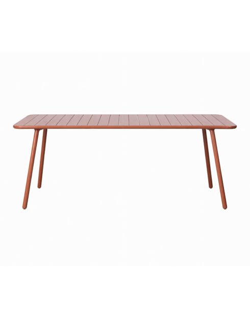 Falcou terracotta tuintafel voor 8/10 personen - 200x80x72 cm