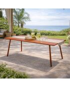 Falcou terracotta tuintafel voor 8/10 personen - 200x80x72 cm