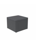 4-zits tuinmeubilair van hars met grijze Loggia-salontafel - 4 stuks