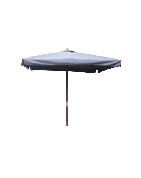 Jovira grauer runder gerader Sonnenschirm - 300x300x245 cm