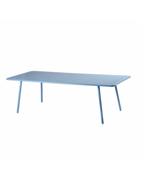 Falcou 10/12 persoons tuintafel blauw - 234x96x72 cm