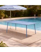 Falcou 10/12 persoons tuintafel blauw - 234x96x72 cm