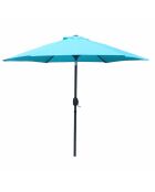 Salerno blauer runder Sonnenschirm - 250x250x226 cm