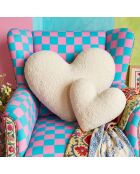 Coussin Teddy Kalp Big beige clair - 42x45x12 cm