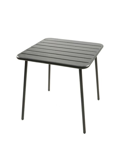 Falcou quadratischer 4-Sitzer-Tisch dunkelgrau - 70x70 cm