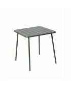 Table carrée 4 places Falcou verte - 70x70 cm