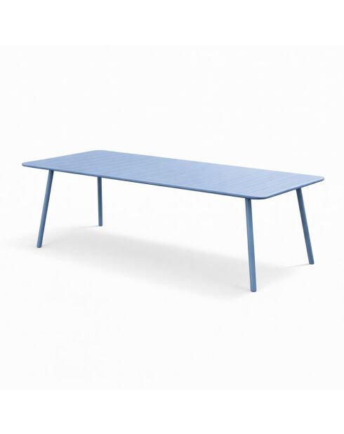 Falcou 8/10-Sitzer-Gartentisch blau - 200x80x72 cm