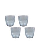 4 pièces de verres Splendid 290 bleu - 8,6x8,6x8,5 cm