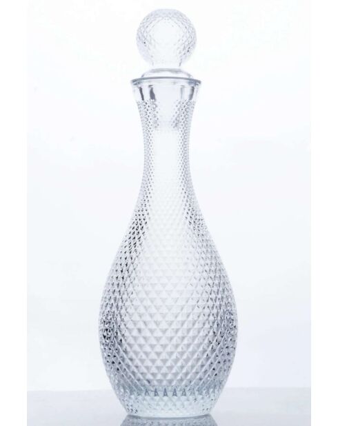 Bouteille Bade56789 transparent - 13x13x36 cm
