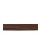 Meuble TV Ligne 140 noyer - 140×25×25 cm