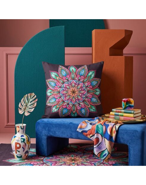 Housse de coussin Mandala 14 multicolore - 43x43 cm
