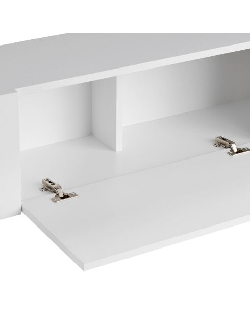 Meuble TV Nexus blanc or - 180×30×45 cm