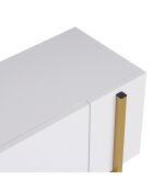 Meuble TV Nexus blanc or - 180×30×45 cm