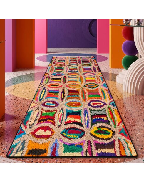 Circulo Djt mehrfarbiger Teppich - 100x180 cm